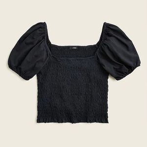 J. Crew smocked top